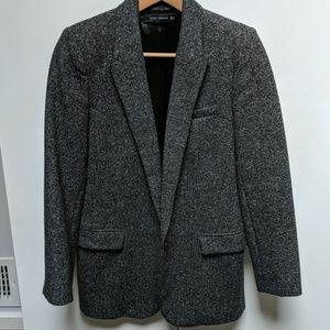 Black/white/gray blazer
